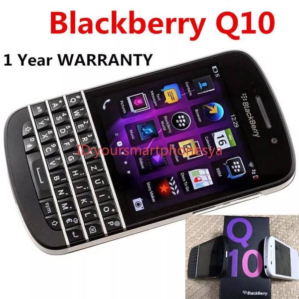 Blackberry Q10 16gb+2gb 8mp Lte Qwerty Keyboard Unlocked Smartphone Refurbished