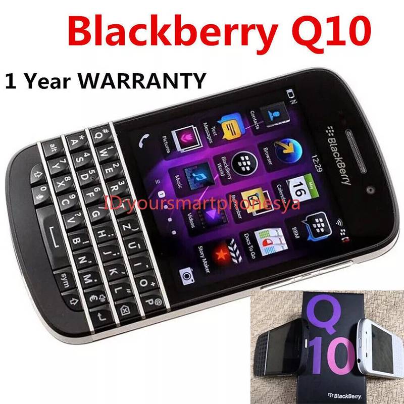 Blackberry Q10 16gb+2gb 8mp Lte Qwerty Keyboard Unlocked Smartphone Refurbished