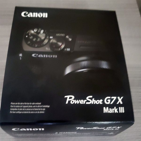 Canon Powershot G7 X Mark Iii 20.1mp Point & Shoot Digital Camera New Black Refurbished