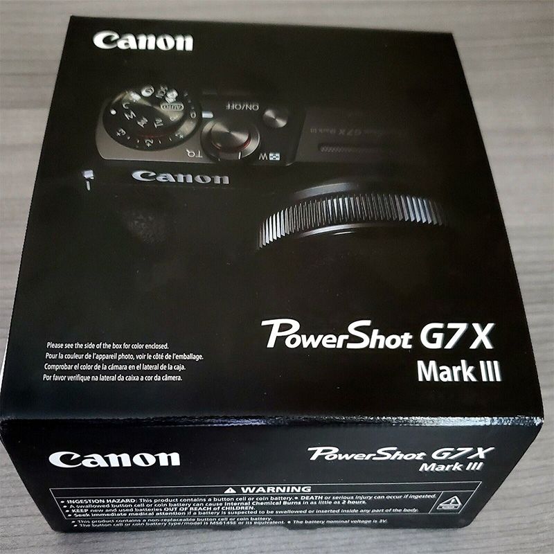 Canon Powershot G7 X Mark Iii 20.1mp Point & Shoot Digital Camera New Black Refurbished1