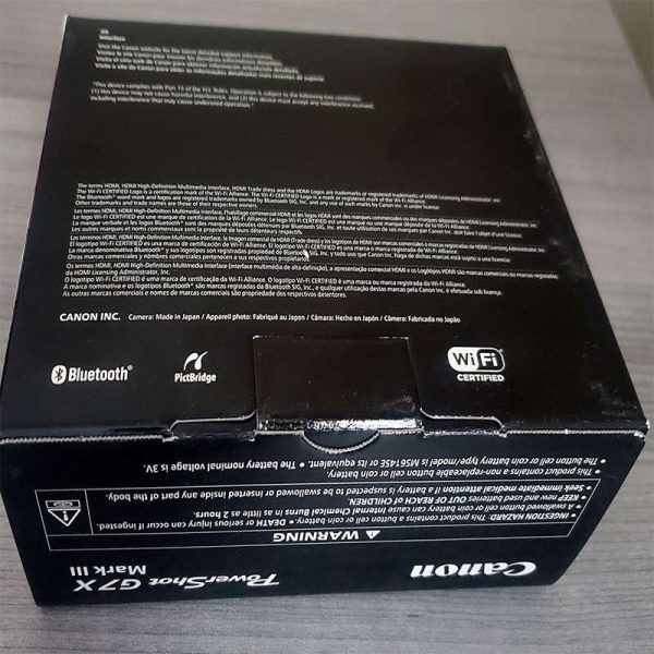 Canon Powershot G7 X Mark Iii 20.1mp Point & Shoot Digital Camera New Black Refurbished3