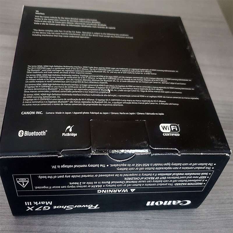 Canon Powershot G7 X Mark Iii 20.1mp Point & Shoot Digital Camera New Black Refurbished3