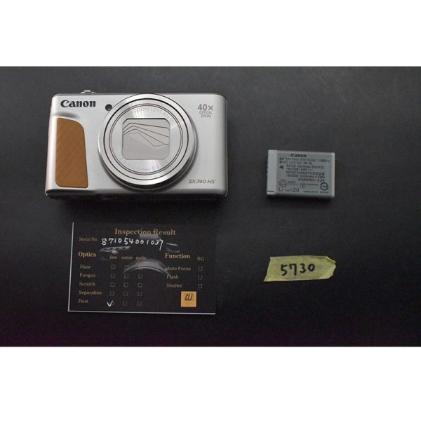 Canon Powershot Sx740 Hs Silver 20.3mp Digital Compact Camera [top Mint] 5730 Refurbished3