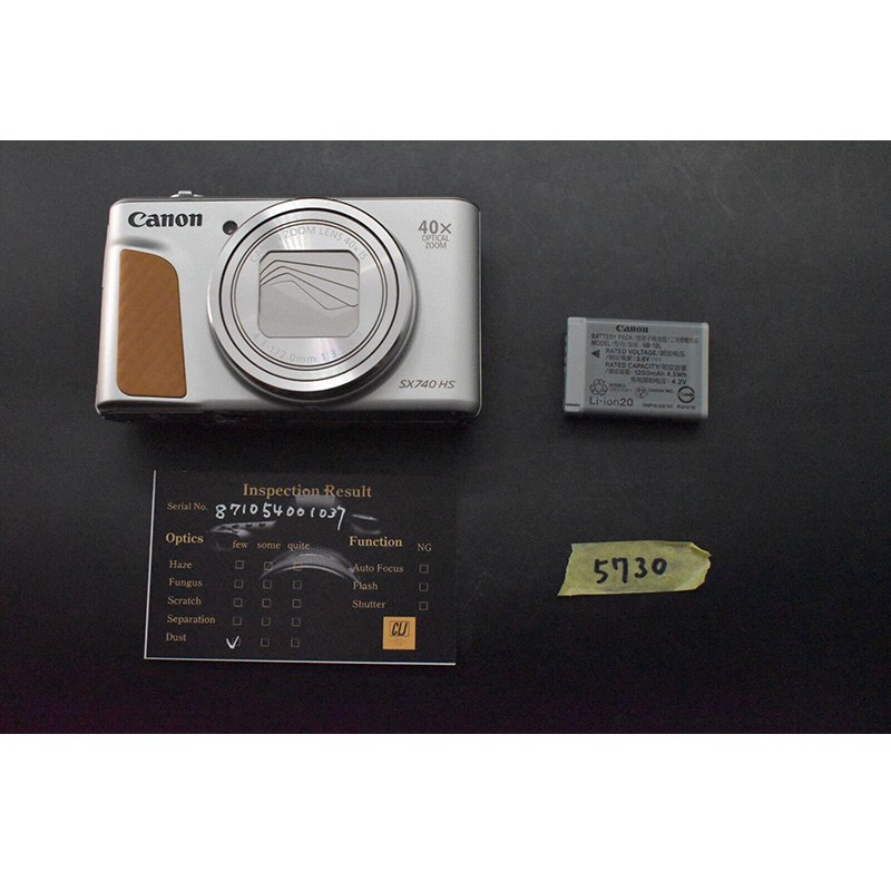 Canon Powershot Sx740 Hs Silver 20.3mp Digital Compact Camera [top Mint] 5730 Refurbished3