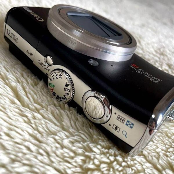 Canon Powershot Sx200 Is Black Digital Camera English Language From Japan Refurbished