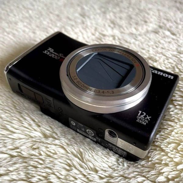 Canon Powershot Sx200 Is Black Digital Camera English Language From Japan Refurbished2