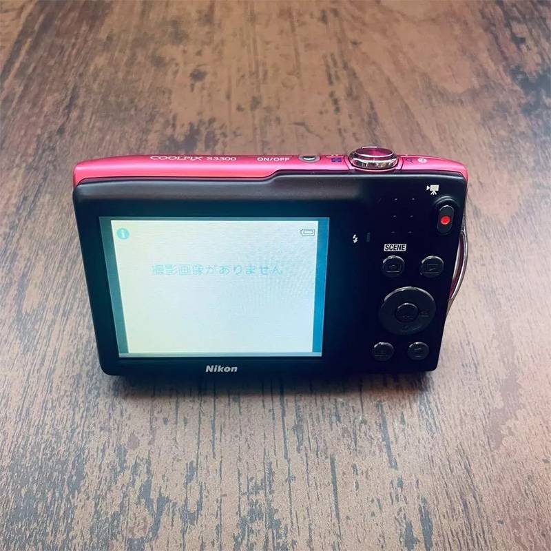 Nikon Coolpix S3300 Pink 16.0mp Digital Camera English Languege Wbattery Refurbished