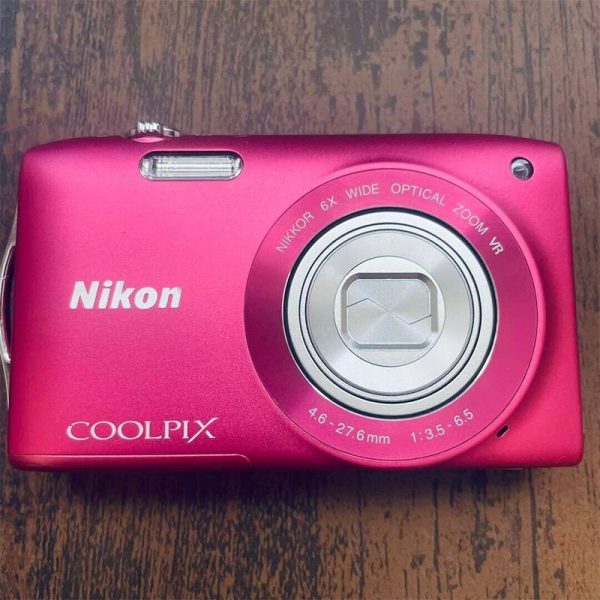 Nikon Coolpix S3300 Pink 16.0mp Digital Camera English Languege Wbattery Refurbished1