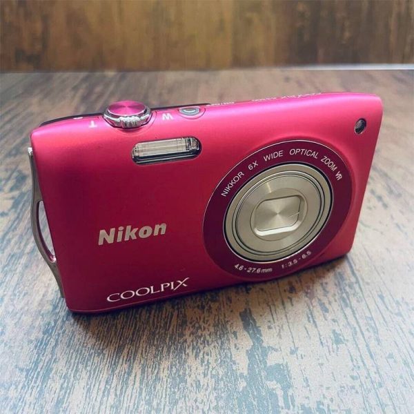 Nikon Coolpix S3300 Pink 16.0mp Digital Camera English Languege Wbattery Refurbished6