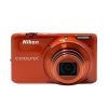 Nikon Coolpix S6500 Orange 16.0mp Compact Digital Camera From Japan Refurbished1
