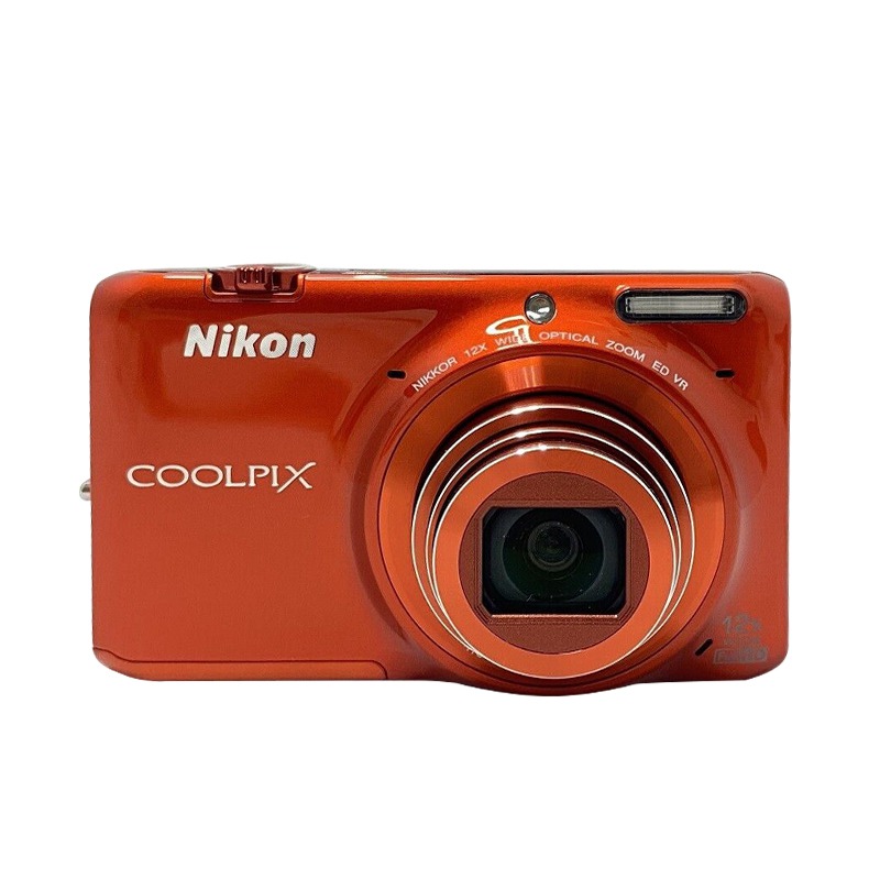Nikon Coolpix S6500 Orange 16.0mp Compact Digital Camera From Japan Refurbished1