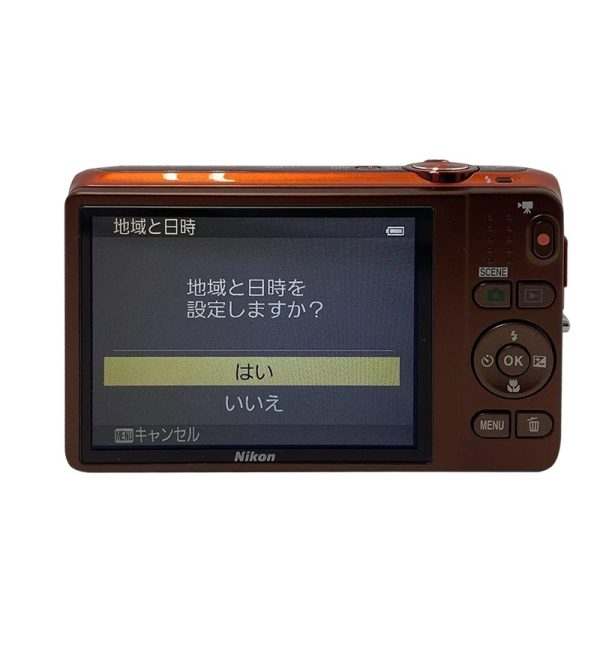 Nikon Coolpix S6500 Orange 16.0mp Compact Digital Camera From Japan Refurbished4