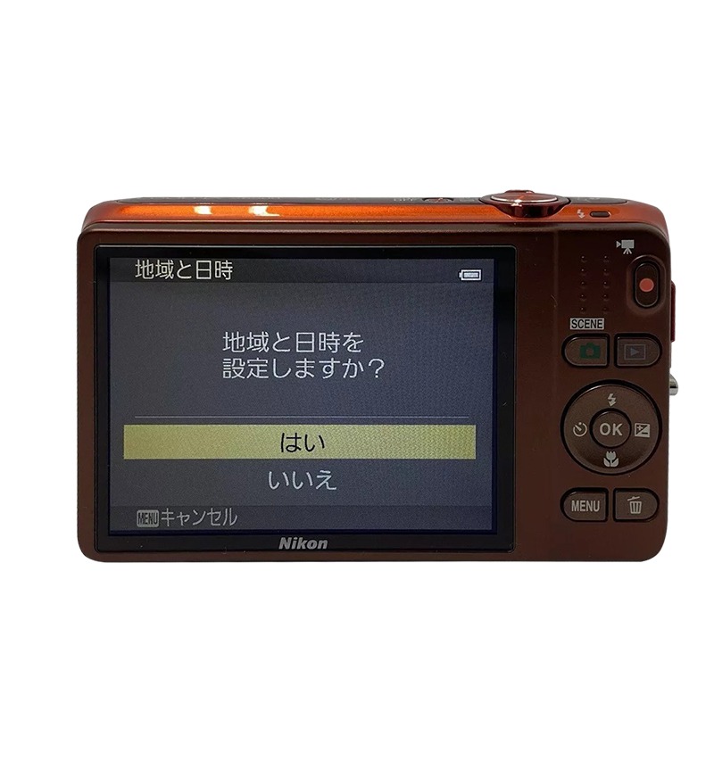 Nikon Coolpix S6500 Orange 16.0mp Compact Digital Camera From Japan Refurbished4
