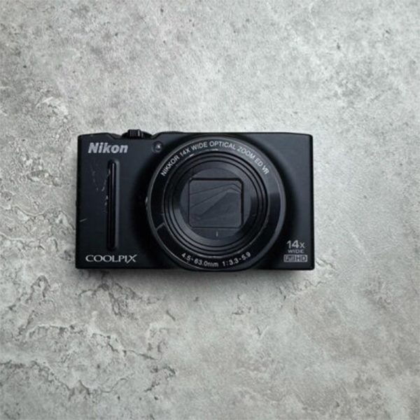 Nikon Coolpix S8200 Black Digital Camera 16.1mp Compact 14x Zoom Tested Japan Refurbished1