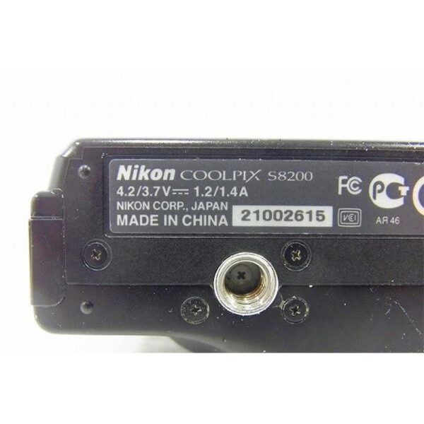 Nikon Coolpix S8200 Black Digital Camera 16.1mp Compact 14x Zoom Tested Japan Refurbished3