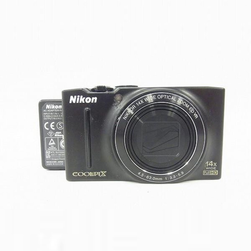 Nikon Coolpix S8200 Black Digital Camera 16.1mp Compact 14x Zoom Tested Japan Refurbished4