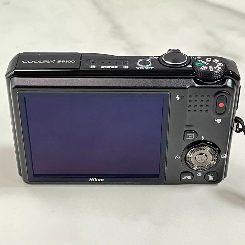 Nikon Coolpix S9100 12.1mp Digital Camera Black English Language From Japan Refurbished4