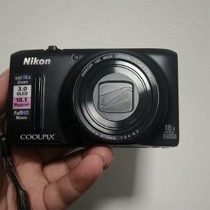 Nikon Coolpix S9400 18.1mp Digital Camera 18x Optical Zoom Wbattery Black Refurbished3