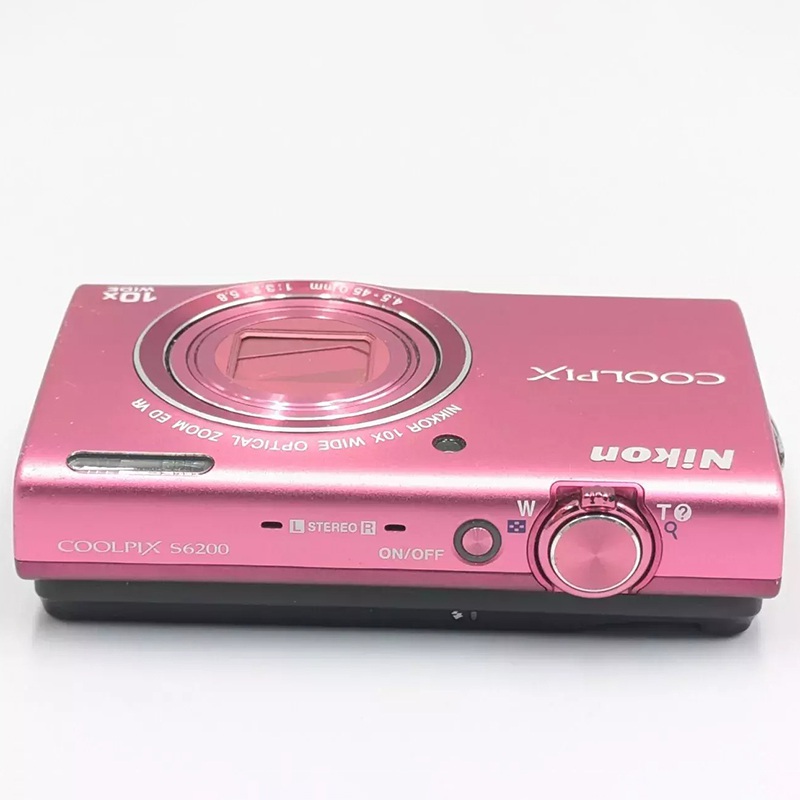 Nikon Coolpix S6200 16 Mp Digital Camera 10x Optical Wbattery Sd Card Refurbished