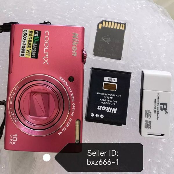 Nikon Coolpix S6200 16 Mp Digital Camera 10x Optical Wbattery Sd Card Refurbished2