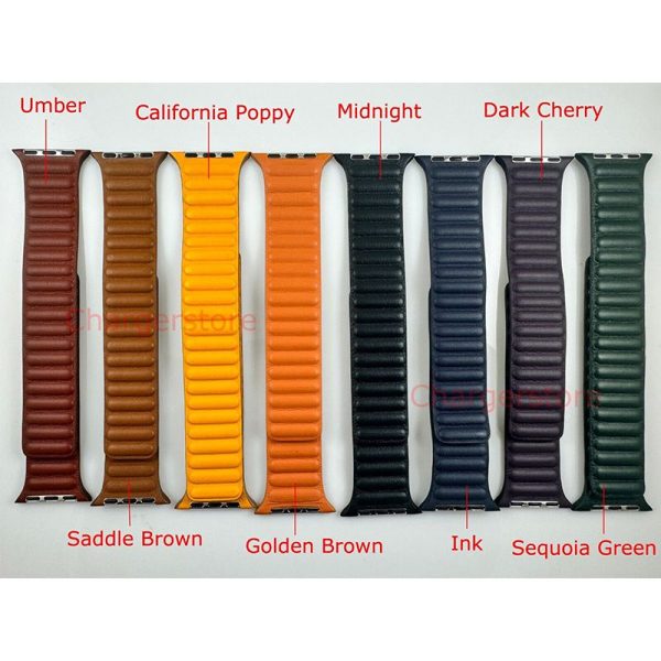Original Apple Watch Leather Link Band 38mm40mm41mm42mm 44mm45mm46mm49mm Refurbished4