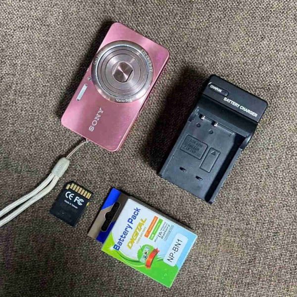 Refurbished Sony Cyber Shot Dsc W570 Digital Camera Pink With Battery 5x Zoom English Language (7)