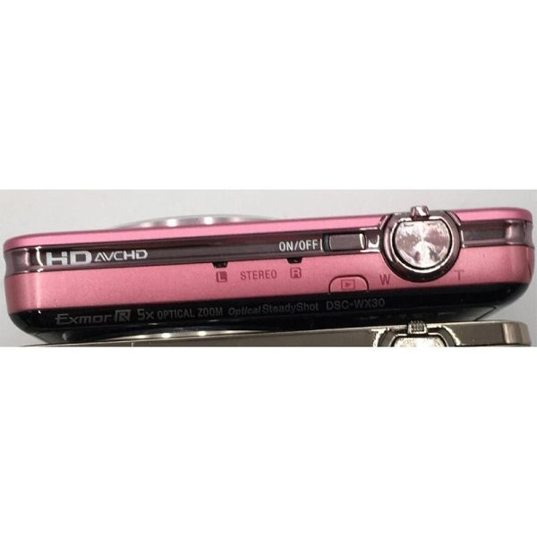 Sony Cyber Shot Dsc Wx30 Pink Digital Camera 16.2mp Compact 5x Zoom Japanese Refurbished6