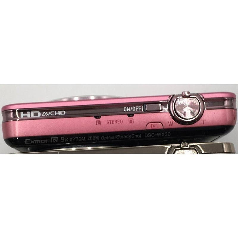 Sony Cyber Shot Dsc Wx30 Pink Digital Camera 16.2mp Compact 5x Zoom Japanese Refurbished6