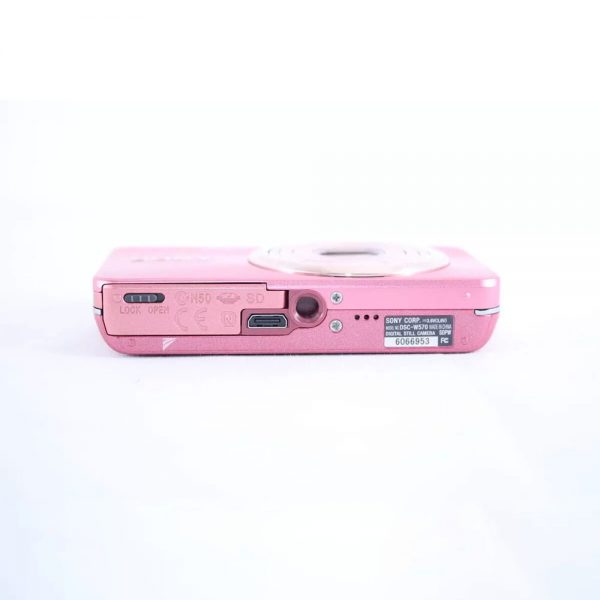 Sony Cyber Shot Dsc W570 Pink Refurbished 5x Zoom Digital Camera Battery English Language (5)
