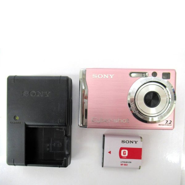 Sony Cyber Shot Dsc W80 Pink Digital Camera Japanese Language Refurbished