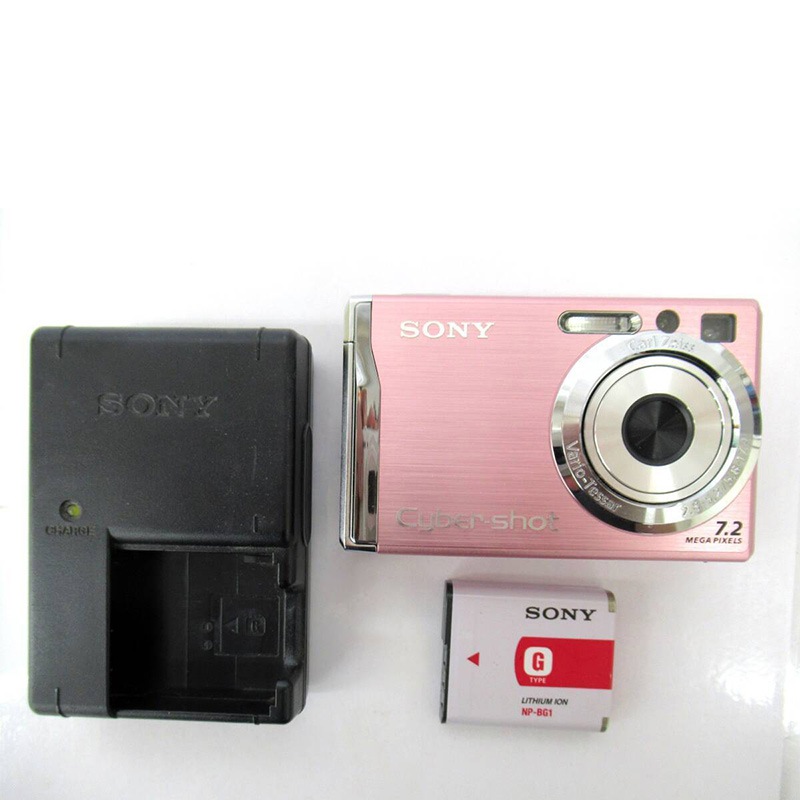 Sony Cyber Shot Dsc W80 Pink Digital Camera Japanese Language Refurbished