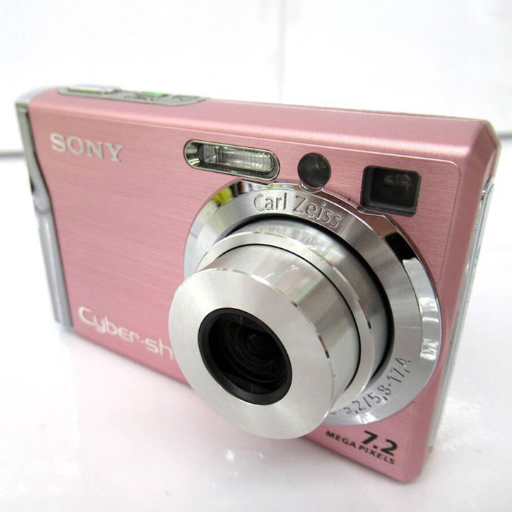Sony Cyber Shot Dsc W80 Pink Digital Camera Japanese Language Refurbished11