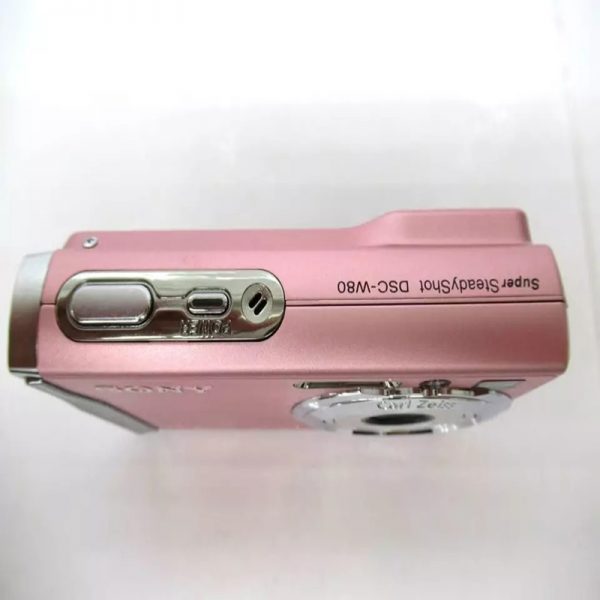 Sony Cyber Shot Dsc W80 Pink Digital Camera Japanese Language Refurbished5