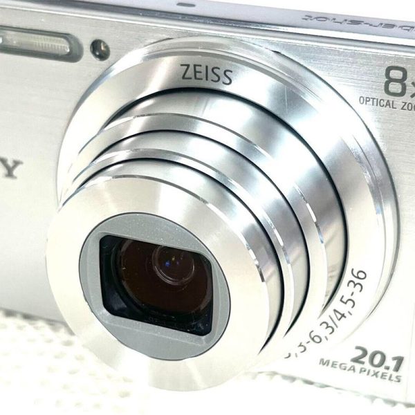Sony Cyber Shot Dsc W830 20.1mp 8x Digital Silver Only Japanese Refurbished1