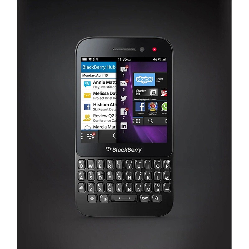 Blackberry Q5 Original 4g Lte 8gb Rom Qwerty Keyboard Blackberryos Cellphone Refurbished4