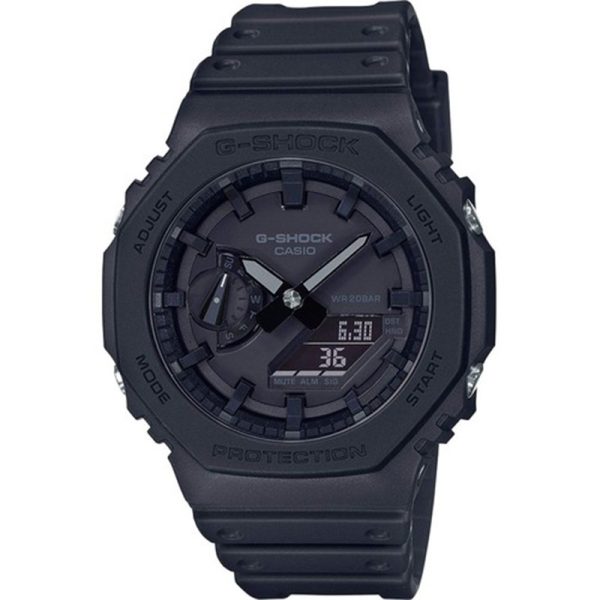 Casio G Shock Ga 2100 1a4er, G Shock Resin Black Digital Quartz Watch Refurbished4