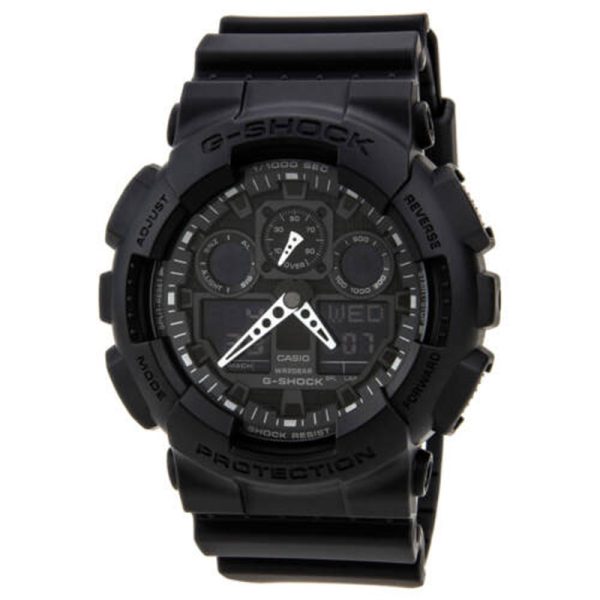 Casio Oak G Shock Ga2100 1a1 Ad Digital Carbon Resin Black Out Men's Watch Refurbished2