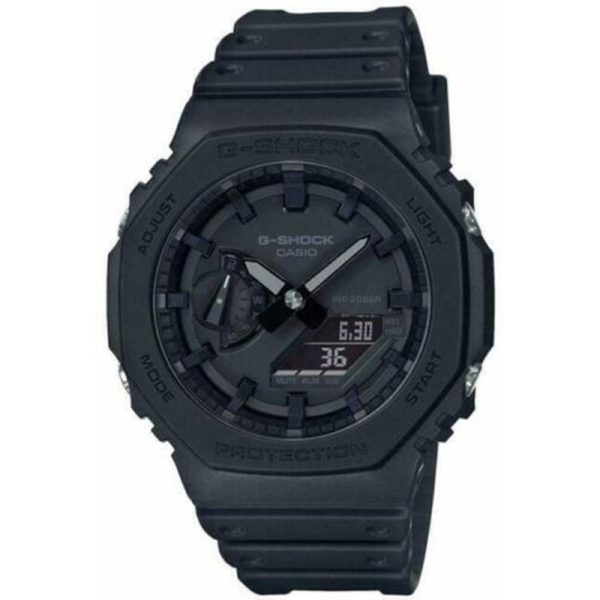 Casio Utility Black Ga 2100 1a3er, G Shock Resin Black Digital Quartz Watch Refurbished