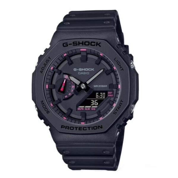 Casio Utility Black Ga 2100 1a3er, G Shock Resin Black Digital Quartz Watch Refurbished2