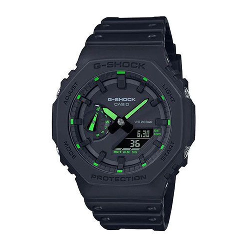 Casio Utility Black Ga 2100 1a3er, G Shock Resin Black Digital Quartz Watch Refurbished3
