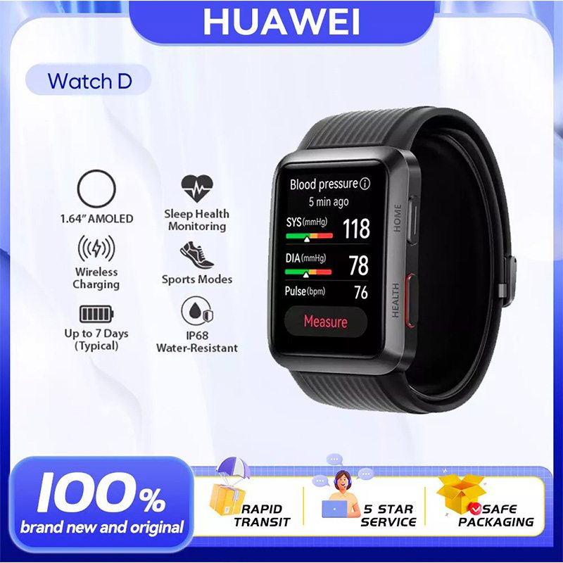 Huawei Watch D Black 1.64 Amoled Gps Ip68 Bluetooth Ios Android Smartwatch Refurbished3