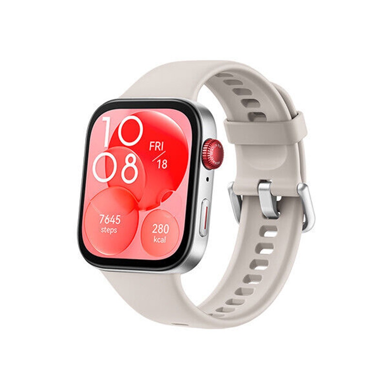 Huawei Watch Fit 3 White 1.82 5 Atm Amoled Bluetooth Android Ios Smartwatch Refurbished2