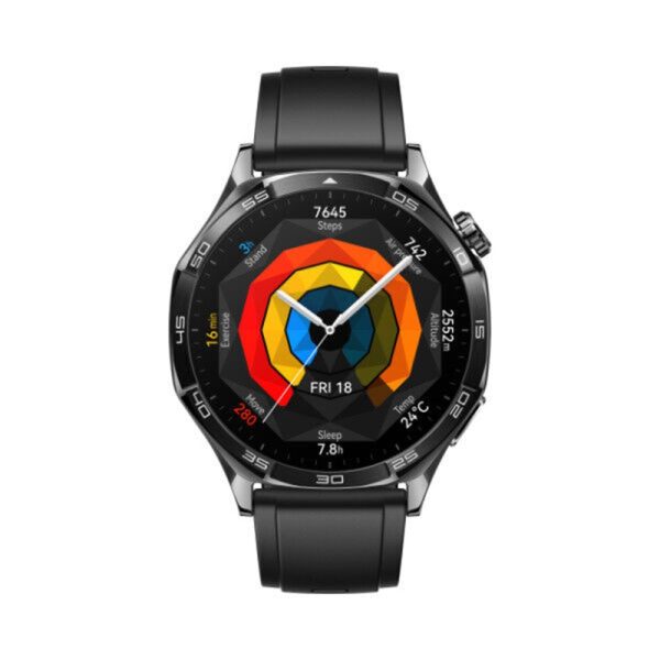 Huawei Watch Gt 5 46mm Black 1.43 Amoled Bluetooth Ios Android Smartwatch Refurbished