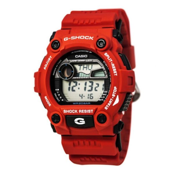 New Casio Oak G Shock Ga2100 4 Ad Digital Carbon Resin Red Men's Watch Refurbished1