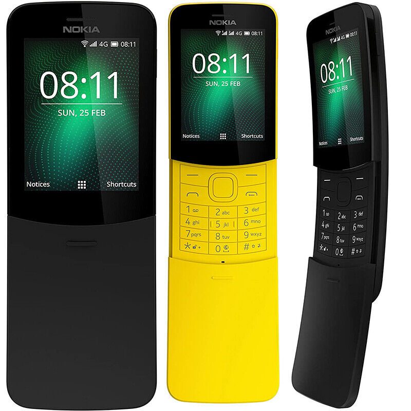 Nokia 8110 (2018) Dual Sim 4gb Factory Unlocked Smartphone Internation Version Refurbished6