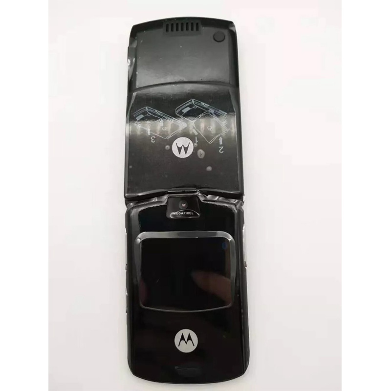 Original Motorola Razr V3 Gsm 2g Mp4java Camera Retro Flip Mobile Phone Refurbished3