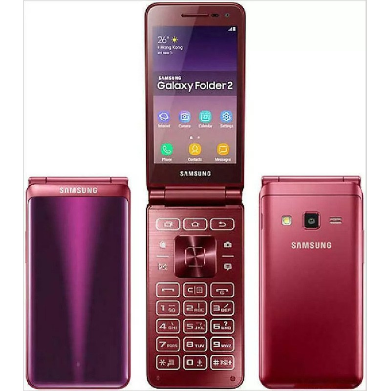Original Samsung Galaxy Folder 2 Sm G160n Unlocked Lte 4g Smartphone Single Sim Refurbished